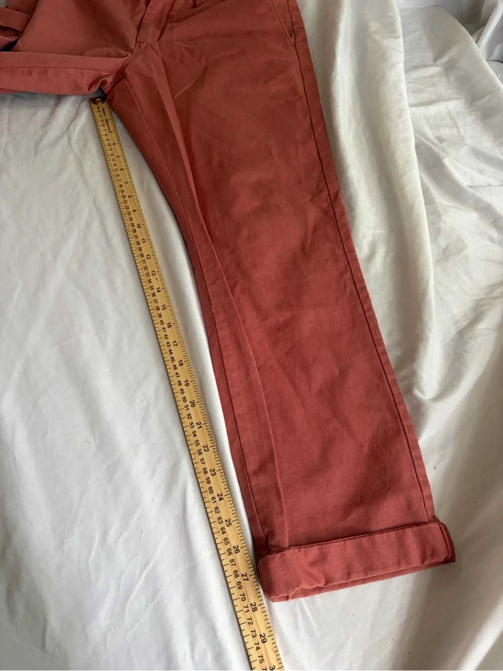 J.Crew Broken-In Chino Pants Men’s 34x32 Rust Orange